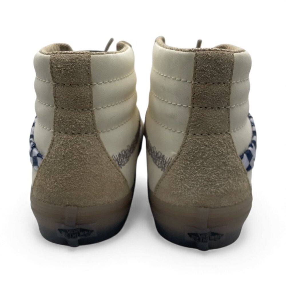 VANS x Rokit Sk8-Hi 38 DX Shoe Suede Canvas Skate Beige Size M/10 - Picture 5 of 7